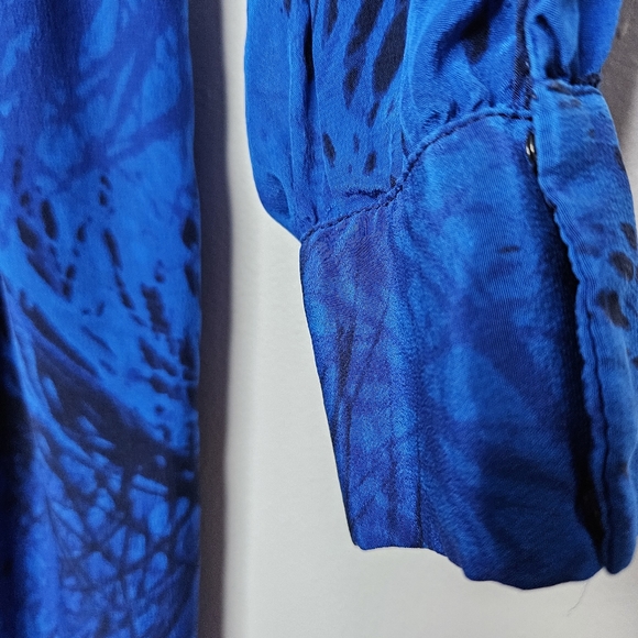 NWOT Rory Beca 100% Silk Wrap Dress Made in USA - Picture 7 of 10